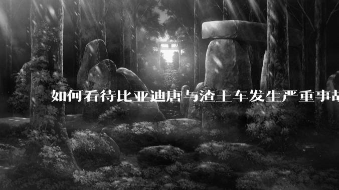 如何看待比亚迪唐与渣土车发生严重事故？